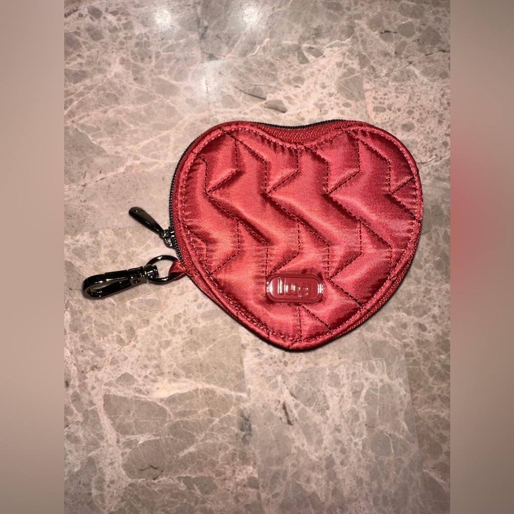 Lug Heart Rosewood Red Pouch